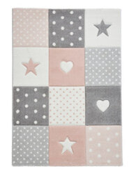 Pink Kids Modern Easy To Clean Graphics Pictorial Rug For Dining Room-60Cm X 120Cm - thumbnail 9