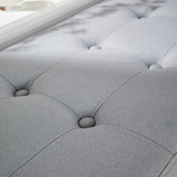 Home Source Verona Fabric Storage Ottoman Chest Grey - thumbnail 6
