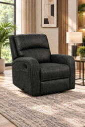 Loft Home Celestine Grey Fabric Manual Recliner Armchair - thumbnail 1