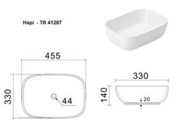 Impact Furniture Oak Bathroom Furniture Set Wall Hung Vanity 600mm Countertop Sink Tall Storage Unit Fluted Oak Effect Adel - thumbnail 7