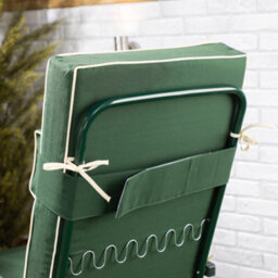 Alfresia Relaxer Garden Chair, Green Frame With Green Luxury Thick Foam Filling - thumbnail 3