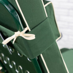 Alfresia Relaxer Garden Chair, Green Frame With Green Luxury Thick Foam Filling - thumbnail 4
