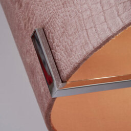 Lighting Collection Haitian Blush Velvet Ceiling Fitting - thumbnail 3