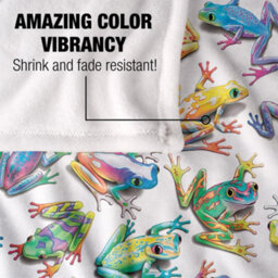 Royce Mcclure Sticky Fingers Silky Frog Supersoft Blanket Multicoloured (152Cm X 127Cm) - thumbnail 4