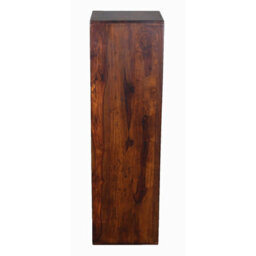 Buttercup Farm Jaipur Large Lamp Table - Sheesham Wood - L25 X W25 X H85 Cm - Honey Dark Finish