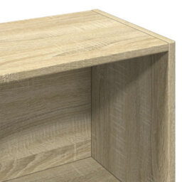Berkfield Bookcase Sonoma Oak 57X28.5X107.5 Cm Engineered Wood - thumbnail 7