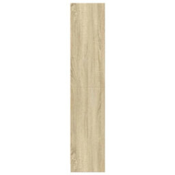 Berkfield Bookcase Sonoma Oak 57X28.5X107.5 Cm Engineered Wood - thumbnail 5