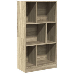 Berkfield Bookcase Sonoma Oak 57X28.5X107.5 Cm Engineered Wood - thumbnail 2