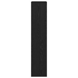 Berkfield Modern Book Cabinet Black Oak 69.5 X 29 X 137.5 Cm Engineered Wood - thumbnail 6