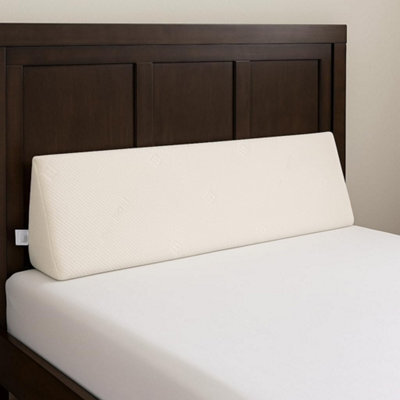 Nod Off Headboard Gap Filler Pillow Bed Guard Wedge Mattress Wedge Pillow Triangular Bolster Pillow Gap Between Bed - Small Single - image 1