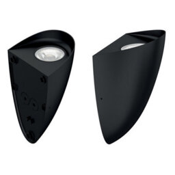 Luminosa Lighting Elstead Vendela Outdoor Flush Wall Lamp Black, 3000K, Ip65