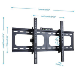 Heavy Duty Steel Tv Wall Bracket Hanging Rack - thumbnail 2