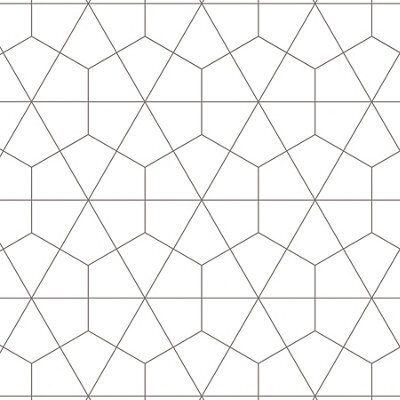 Splashwall Alloy White Diamond Tile Geometric Aluminium Splashback, (H)800mm (W)900mm (T)4mm - image 1
