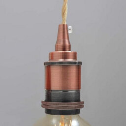 Vintage E27 Bulb Socket 105mm H 40mm D E27 Lamp Holders Brass 1/2In E27 Edison Screw Switched Lamp Holder Retro Light Bulb Holder - thumbnail 8