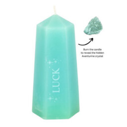 Something Different Luck Aventurine Candle Green (One Size) - thumbnail 3