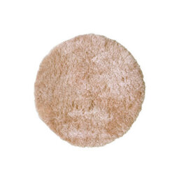 Melrose Super Soft Washable Shaggy Champagne Area Round Rug 100Cm - thumbnail 2