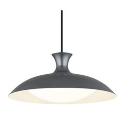 Luminosa Lighting Luminosa Rocha Dome Pendant Ceiling Light Matt Grey Led 3000/4000/6000K - thumbnail 4