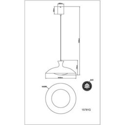 Luminosa Lighting Luminosa Rocha Dome Pendant Ceiling Light Matt Grey Led 3000/4000/6000K - thumbnail 7