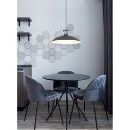 Luminosa Lighting Luminosa Rocha Dome Pendant Ceiling Light Matt Grey Led 3000/4000/6000K - thumbnail 6