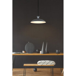 Luminosa Lighting Luminosa Rocha Dome Pendant Ceiling Light Matt Grey Led 3000/4000/6000K - thumbnail 2