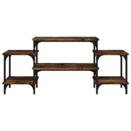 Berkfield Tv Cabinet Smoked Oak 117X35X52 Cm Engineered Wood - thumbnail 5
