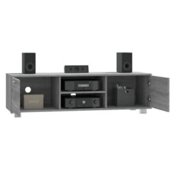 Berkfield Modern Tv Cabinet Grey Sonoma 140X40.5X35 Cm Engineered Wood - thumbnail 3