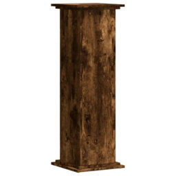 Walplus Plant Stand Smoked Oak 33X33X100 Cm Engineered Wood - thumbnail 2