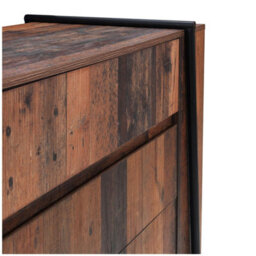 Timber Art Design Abbey Rustic Chest Of Drawers 4 Drawer Bedroom Living Room Storage Industrial - thumbnail 7