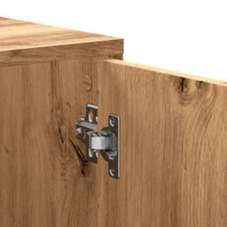 Berkfield Corner Cabinet Artisian Oak 200X40X45 Cm Engineered Wood - thumbnail 9