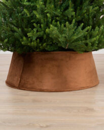 Werchristmas 70 Cm Mocha Velvet Christmas Tree Collar - thumbnail 2