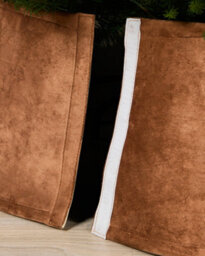 Werchristmas 70 Cm Mocha Velvet Christmas Tree Collar - thumbnail 4