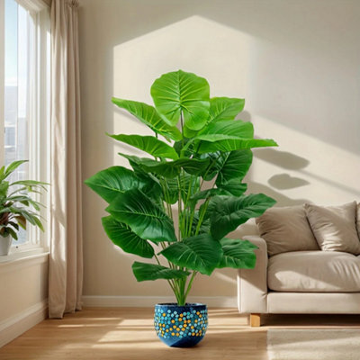 100Cm Artificial Palm Tree 18 Leaves Plant For Home Decor - image 1