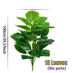 100Cm Artificial Palm Tree 18 Leaves Plant For Home Decor - thumbnail 2