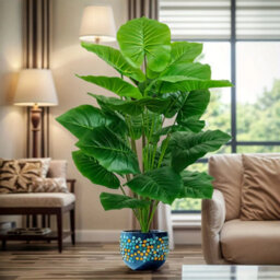 100Cm Artificial Palm Tree 18 Leaves Plant For Home Decor - thumbnail 4