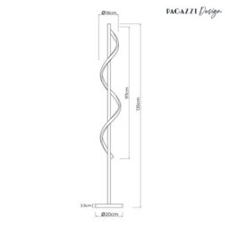 Pagazzi Lighting Pagazzi Juno Led Sculptural Putty Floor Lamp - thumbnail 7