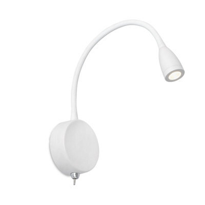 Luminosa Lighting Luminosa Loke Led Indoor Wall Light Reading Lamp White - image 1