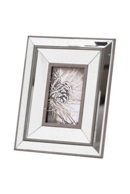 Tristan Mirror, Wood Frame Rustic Modern Wall Decor - image 1