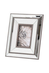 Tristan Mirror, Wood Frame Rustic Modern Wall Decor - thumbnail 1