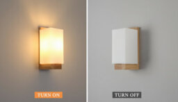 2X Indoor Wooden Wall Lights For Bedroom - thumbnail 3