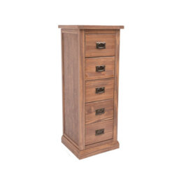 Cabinet Bits Tirolo 5 Drawer Narrow Chest Of Drawers Bras Drop Handle - thumbnail 2