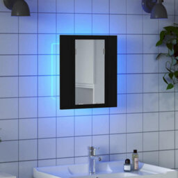 Walplus Led Bathroom Mirror Cabinet Black 40X12X45 Cm Acrylic - thumbnail 6