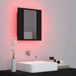 Walplus Led Bathroom Mirror Cabinet Black 40X12X45 Cm Acrylic - thumbnail 5