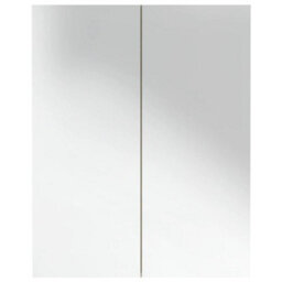 Berkfield Bathroom Mirror Cabinet 60X15X75 Cm Mdf White And Oak - thumbnail 5
