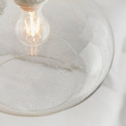 Luminosa Lighting Kulo Clear Bubble Glass 1 Light Easy Fit Ceiling Shade (Shade Only) - thumbnail 7