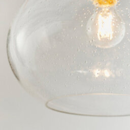 Luminosa Lighting Kulo Clear Bubble Glass 1 Light Easy Fit Ceiling Shade (Shade Only) - thumbnail 5
