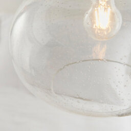 Luminosa Lighting Kulo Clear Bubble Glass 1 Light Easy Fit Ceiling Shade (Shade Only) - thumbnail 6
