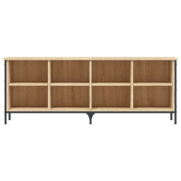 Berkfield Shoe Cabinet Sonoma Oak 131X35X50 Cm Engineered Wood - thumbnail 4
