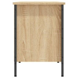 Berkfield Shoe Cabinet Sonoma Oak 131X35X50 Cm Engineered Wood - thumbnail 5