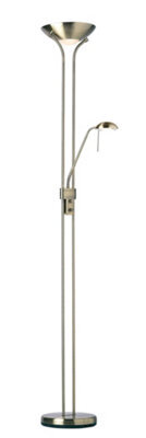 Luminosa Lighting Luminosa Rome Mother And Child Floor Lamp Antique Brass, Opal Glass, G9 - image 1