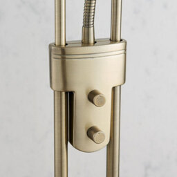 Luminosa Lighting Luminosa Rome Mother And Child Floor Lamp Antique Brass, Opal Glass, G9 - thumbnail 4